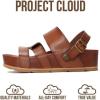 image:imageProject Cloud Platform Sandals Women  Strappy Wedges with Comfortable Plush amp Soft Insole  Lightweight amp Non Slip Platform Sandals for Women Footwear ProudClay