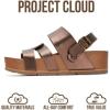 image:imageProject Cloud Platform Sandals Women  Strappy Wedges with Comfortable Plush amp Soft Insole  Lightweight amp Non Slip Platform Sandals for Women Footwear ProudBrown Quartz