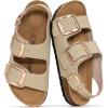 Beige Leather