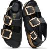 Black - Rose Gold Buckle