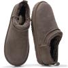 image:imageProject Cloud 100 Genuine Leather Micro Boots for Women  Water Resistant Womens Boots with Memory Foam Insole  Slip On Fall Shoes for Women 2026 for AllDay Comfort HIPSTERChoco Suede