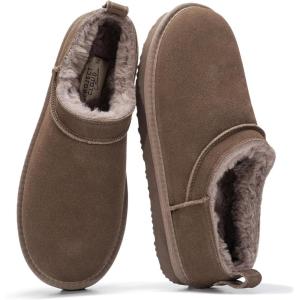 image:imageProject Cloud 100 Genuine Leather Micro Boots for Women  Water Resistant Womens Boots with Memory Foam Insole  Slip On Fall Shoes for Women 2026 for AllDay Comfort HIPSTERMushroom Suede