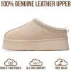 image:imageProject Cloud 100 Genuine Leather Platform Slippers for Women  Soft Memory Foam Womens Slippers amp Supportive Clogs for Women 2026  Cozy Stylish Everyday Footwear SayreSand Suede