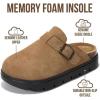 image:imageProject Cloud Chunky Kids Clogs  100 Genuine Leather Clogs for Kids with Cork Footbed amp Arch Support  NonSlip Mules amp Sandals for Girls Footwear Little BentonChunkyTan Suede