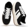 image:imageProject Cloud Fashion Platform Sneakers for Kids 2026  Lightweight Memory Foam Insole Kids Shoes  Durable amp NonSlip Lace up Trendy Platform Kids Sneakers Little NitaBlack