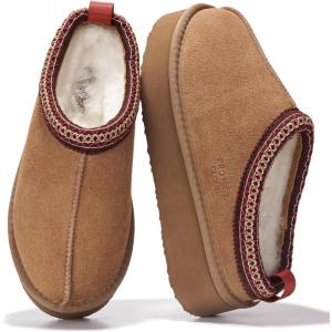 image:imageProject Cloud 100 Genuine Leather Platform Slippers for Women  Soft Memory Foam Womens Slippers amp Supportive Clogs for Women 2026  Cozy Stylish Everyday Footwear SayreChestnut