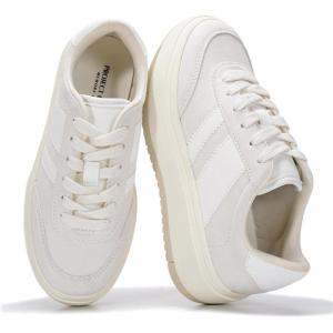 image:imageProject Cloud Fashion Platform Sneakers for Kids 2026  Lightweight Memory Foam Insole Kids Shoes  Durable amp NonSlip Lace up Trendy Platform Kids Sneakers Little NitaOffwhite