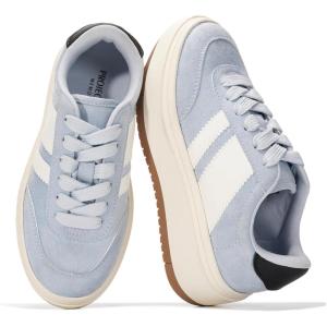 image:imageProject Cloud Fashion Platform Sneakers for Kids 2026  Lightweight Memory Foam Insole Kids Shoes  Durable amp NonSlip Lace up Trendy Platform Kids Sneakers Little NitaSky Blue
