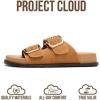 image:imageProject Cloud Platform Summer Sandals for Women 2026  Comfortable and Adjustable Straps Summer Slides with Memory Foam Insole  NonSlip Casual Womens SandalsTan
