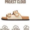 image:imageProject Cloud Platform Summer Sandals for Women 2026  Comfortable and Adjustable Straps Summer Slides with Memory Foam Insole  NonSlip Casual Womens SandalsRaffia