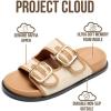 image:imageProject Cloud Platform Summer Sandals for Women 2026  Comfortable and Adjustable Straps Summer Slides with Memory Foam Insole  NonSlip Casual Womens SandalsRaffia