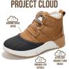 image:imageProject Cloud Waterproof Snow Boots for Women  Memory Foam Insole NonSlip Womens Snow Boots amp Winter Shoes with Shoe Lace  Lightweight Indoor Outdoor ShoesCamelsport Upper