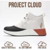 image:imageProject Cloud Waterproof Snow Boots for Women  Memory Foam Insole NonSlip Womens Snow Boots amp Winter Shoes with Shoe Lace  Lightweight Indoor Outdoor ShoesCreamsport Upper
