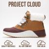 image:imageProject Cloud Waterproof Snow Boots for Women  Memory Foam Insole NonSlip Womens Snow Boots amp Winter Shoes with Shoe Lace  Lightweight Indoor Outdoor ShoesCamelhiker Upper