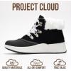 image:imageProject Cloud Waterproof Snow Boots for Women  Memory Foam Insole NonSlip Womens Snow Boots amp Winter Shoes with Shoe Lace  Lightweight Indoor Outdoor ShoesBlackhiker Upper