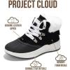 image:imageProject Cloud Waterproof Snow Boots for Women  Memory Foam Insole NonSlip Womens Snow Boots amp Winter Shoes with Shoe Lace  Lightweight Indoor Outdoor ShoesBlackhiker Upper