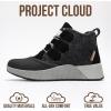 image:imageProject Cloud Waterproof Snow Boots for Women  Memory Foam Insole NonSlip Womens Snow Boots amp Winter Shoes with Shoe Lace  Lightweight Indoor Outdoor ShoesBlacksport Upper