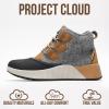 image:imageProject Cloud Waterproof Snow Boots for Women  Memory Foam Insole NonSlip Womens Snow Boots amp Winter Shoes with Shoe Lace  Lightweight Indoor Outdoor ShoesGreysport Upper