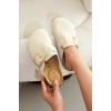 image:imageProject Cloud 100 Genuine Leather Clogs for Women Shoes  Memory Foam Insole NonSlip amp Natural Cork Footbed Arch Support Big Buckle Womens Clogs and Mules Footwear ManchesterOffwhite