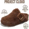 image:imageProject Cloud Clogs for Women Footwear  Memory Foam and NonSlip Platform Wedges Heels for Women Mules amp Clogs 2026  Comfortable Stylish SlipOn with Adjustable Straps RhonaBrown