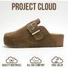 image:imageProject Cloud Clogs for Women Footwear  Memory Foam and NonSlip Platform Wedges Heels for Women Mules amp Clogs 2026  Comfortable Stylish SlipOn with Adjustable Straps RhonaTaupe