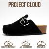 image:imageProject Cloud Clogs for Women Footwear  Memory Foam and NonSlip Platform Wedges Heels for Women Mules amp Clogs 2026  Comfortable Stylish SlipOn with Adjustable Straps RhonaBlack