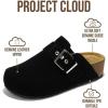 image:imageProject Cloud Clogs for Women Footwear  Memory Foam and NonSlip Platform Wedges Heels for Women Mules amp Clogs 2026  Comfortable Stylish SlipOn with Adjustable Straps RhonaBlack