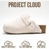 image:imageProject Cloud Clogs for Women Footwear  Memory Foam and NonSlip Platform Wedges Heels for Women Mules amp Clogs 2026  Comfortable Stylish SlipOn with Adjustable Straps RhonaWhite
