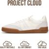 image:imageProject Cloud Genuine Leather Casual Sneakers for Women  Memory Foam Insoles LaceUp Womens Shoes amp Lightweight Womens Fashion Sneakers  NonSlip Shoes for Women Footwear VerdyWhite