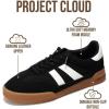 image:imageProject Cloud Genuine Leather Casual Sneakers for Women  Memory Foam Insoles LaceUp Womens Shoes amp Lightweight Womens Fashion Sneakers  NonSlip Shoes for Women Footwear VerdyBlack