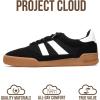 image:imageProject Cloud Genuine Leather Casual Sneakers for Women  Memory Foam Insoles LaceUp Womens Shoes amp Lightweight Womens Fashion Sneakers  NonSlip Shoes for Women Footwear VerdyBlack
