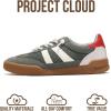 image:imageProject Cloud Genuine Leather Casual Sneakers for Women  Memory Foam Insoles LaceUp Womens Shoes amp Lightweight Womens Fashion Sneakers  NonSlip Shoes for Women Footwear VerdyOlive