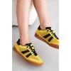 image:imageProject Cloud Genuine Leather Casual Sneakers for Women  Memory Foam Insoles LaceUp Womens Shoes amp Lightweight Womens Fashion Sneakers  NonSlip Shoes for Women Footwear VerdyYellow Suede
