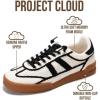 image:imageProject Cloud Genuine Leather Casual Sneakers for Women  Memory Foam Insoles LaceUp Womens Shoes amp Lightweight Womens Fashion Sneakers  NonSlip Shoes for Women Footwear VerdyRaffia