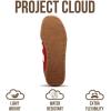 image:imageProject Cloud Genuine Leather Casual Sneakers for Women  Memory Foam Insoles LaceUp Womens Shoes amp Lightweight Womens Fashion Sneakers  NonSlip Shoes for Women Footwear VerdyRed