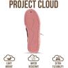 image:imageProject Cloud Genuine Leather Casual Sneakers for Women  Memory Foam Insoles LaceUp Womens Shoes amp Lightweight Womens Fashion Sneakers  NonSlip Shoes for Women Footwear VerdyPink