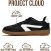image:imageProject Cloud Kids Shoes for Girls amp Boys  NonSlip Memory Foam Girls Shoes  Lightweight LaceUp Boys Fashion Sneakers Trendy Little IritaBlack