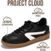 image:imageProject Cloud Kids Shoes for Girls amp Boys  NonSlip Memory Foam Girls Shoes  Lightweight LaceUp Boys Fashion Sneakers Trendy Little IritaBlack