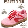 image:imageProject Cloud Kids Shoes for Girls amp Boys  NonSlip Memory Foam Girls Shoes  Lightweight LaceUp Boys Fashion Sneakers Trendy Little IritaBubblegum