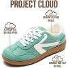 image:imageProject Cloud Kids Shoes for Girls amp Boys  NonSlip Memory Foam Girls Shoes  Lightweight LaceUp Boys Fashion Sneakers Trendy Little IritaGreen Multi