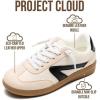 image:imageProject Cloud Kids Shoes for Girls amp Boys  NonSlip Memory Foam Girls Shoes  Lightweight LaceUp Boys Fashion Sneakers Trendy Little IritaTaupe
