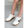 image:imageProject Cloud Kids Shoes for Girls amp Boys  NonSlip Memory Foam Girls Shoes  Lightweight LaceUp Boys Fashion Sneakers Trendy Little IritaWhite
