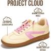 image:imageProject Cloud Kids Shoes for Girls amp Boys  NonSlip Memory Foam Girls Shoes  Lightweight LaceUp Boys Fashion Sneakers Trendy Little IritaYellow