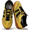 image:imageProject Cloud Genuine Leather Casual Sneakers for Women  Memory Foam Insoles LaceUp Womens Shoes amp Lightweight Womens Fashion Sneakers  NonSlip Shoes for Women Footwear VerdyYellow Suede