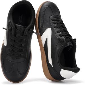 image:imageProject Cloud Kids Shoes for Girls amp Boys  NonSlip Memory Foam Girls Shoes  Lightweight LaceUp Boys Fashion Sneakers Trendy Little IritaBlack