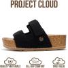 image:imageProject Cloud 100 Genuine Leather Platform Sandals Women FootwearBeach Essentials Summer Wedges with Plush and Soft InsoleNon Slip amp Lightweight Wedge Sandals For Women 2026Black Crochet