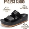 image:imageProject Cloud 100 Genuine Leather Platform Sandals Women FootwearBeach Essentials Summer Wedges with Plush and Soft InsoleNon Slip amp Lightweight Wedge Sandals For Women 2026Blackvegan Leather