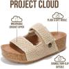 image:imageProject Cloud 100 Genuine Leather Platform Sandals Women FootwearBeach Essentials Summer Wedges with Plush and Soft InsoleNon Slip amp Lightweight Wedge Sandals For Women 2026Natural Crochet