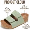 image:imageProject Cloud 100 Genuine Leather Platform Sandals Women FootwearBeach Essentials Summer Wedges with Plush and Soft InsoleNon Slip amp Lightweight Wedge Sandals For Women 2026Sage
