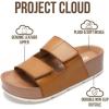 image:imageProject Cloud 100 Genuine Leather Platform Sandals Women FootwearBeach Essentials Summer Wedges with Plush and Soft InsoleNon Slip amp Lightweight Wedge Sandals For Women 2026Desert Sand